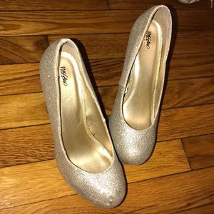 Silver Sparkly Heels